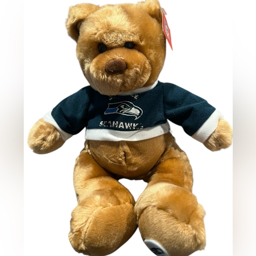 Good Stuff Seattle Seahawks 14” Plush Teddy Bear with Blue Shirt